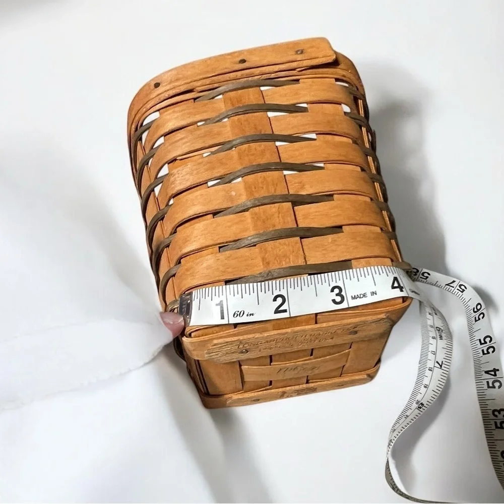 🌻VINTAGE Small Longaberger Wooden Woven Basket